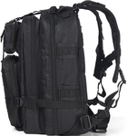 Тактичний багатофункціональний штурмовий рюкзак M07B, міський. Трекінговий рюкзак 45 л. Black - зображення 3