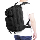 Тактичний багатофункціональний штурмовий рюкзак M07B, міський. Трекінговий рюкзак 45 л. Black - зображення 10