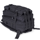 Тактичний багатофункціональний штурмовий рюкзак M07B, міський. Трекінговий рюкзак 45 л. Black - зображення 12