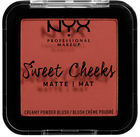 NYX Professional Makeup Sweet Cheeks Creamy Powder Blush Matte z matowym wykończeniem 10 Letnia bryza 5 g (800897192303) - obraz 1