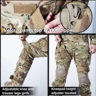 Тактические Штаны IDOGEAR G3 V2 Combat Pants Multicam с наколенниками Мультикам Размер M - изображение 5