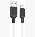 Кабель Hoco X90 Cool silicone charging data cable for Type-C White