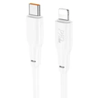 Кабель Hoco X93 Force PD20W charging data cable Lightning 2M White