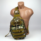 Тактический рюкзак однолямочный Командирский 7 л MultiCam - изображение 3