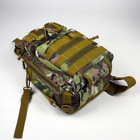 Тактический рюкзак однолямочный Командирский 7 л MultiCam - изображение 7