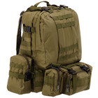 Рюкзак тактический штурмовой рейдовый SP-Sport Military Rangers 1711-8 объем 55 литров Olive