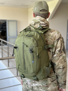 Военный тактический штурмовой рюкзак Tactic на 25 л Олива (A57-807-olive) - изображение 3
