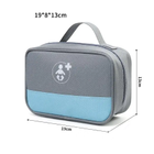 Аптечка сумка органайзер компактная портативная для медикаментов путешествий дома 19х8х13 см (474870-Prob) Серая - изображение 2