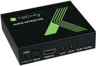 Ekstraktor audio Techly HDMI 4K SPDIF Toslink, 4x Jack 3.5mm, LPCM 5.1CH / 7.1CH (25756) (8054529025756) - obraz 3
