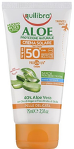 Krem przeciwsłoneczny Equilibra Aloe SPF50+ UVA UVB 75 ml (8000137014514)