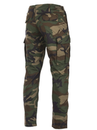 Тактические брюки Mil-Tec Teesar RipStop BDU Slim Fit woodland 11853120 ХL - изображение 2