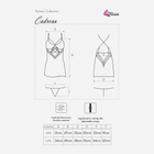 Еротичний комплект (пеньюар + трусики-стринги) LivCo Corsetti Fashion Cadrean LC 90592 S/M Рожевий (5907621617509) - зображення 6