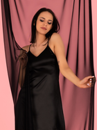 Нічна сорочка LivCo Corsetti Fashion Mirdama LC 90519 XL Чорна (5907621610340) - зображення 3