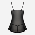 Komplet erotyczny (halka + figi stringi) LivCo Corsetti Fashion Ritea LC 1111 S/M Black (5907621624361) - obraz 6