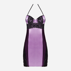 Еротичний комплект (пеньюар + трусики-стринги) LivCo Corsetti Fashion Yasti LC 13431 M Фіолетовий (5907699449644) - зображення 2