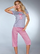 Piżama (koszulka + spodenki) CoFashion 718 XL Różowy (5902431642949) - obraz 1