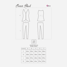 Piżama (top + spodnie) LivCo Corsetti Fashion Persil 90042-1 S Black (5907621608859) - obraz 4