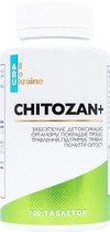 Комплекс для улучшения обмена веществ All Be Ukraine с хитозаном и хромом Chitozan+ 100 таблеток (4820255570570) - изображение 1