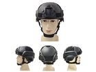 Спортивный защитный шлем Fast для страйкбола и тренировок в стиле SWAT Зеленый (1011-336-01) - изображение 3