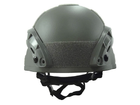 Спортивный защитный шлем Fast для страйкбола и тренировок в стиле SWAT Зеленый (1011-336-01) - изображение 4