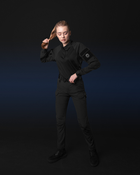 Жіночі брюки карго тактичні BEZET Байрактар чорний - S - зображення 8