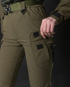 Жіночі брюки карго тактичні BEZET Байрактар хакі - M - зображення 3