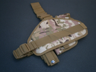 Кобура з платформою стегнова під праву руку Combat Multicam мультикам - изображение 8
