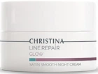Нічний крем для обличчя "Гладкість сатину" - Christina Line Repair Glow Satin Smooth Night Cream 50ml