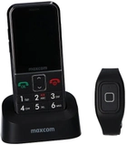 Telefon komórkowy Maxcom MM 735BB Comfort + opaska SOS Czarny (MAXCOMMM735BB) - obraz 2