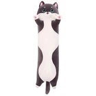 Мягкая игрушка обнимашка Кот батон 70 см My Kigu Серый (9009)
