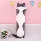 Мягкая игрушка обнимашка Кот батон 110 см My Kigu Серый (9009)