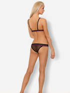 Komplet erotyczny (biustonosz + figi bikini) CoFashion Eskarne CF 90461 L/XL Czarny (5902767122283) - obraz 4