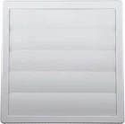 Вентиляционная решетка с сеткой Airroxy KzZ 170x170 120 white (02-304)