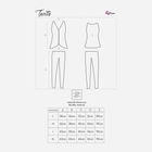 Piżama (top + spodnie) LivCo Corsetti Fashion Tavita LC 90042 S Wielobarwny (5907996385171) - obraz 2