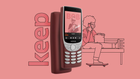 Telefon komórkowy Nokia 8210 Dual Sim 4G Czerwony (6438409078469) - obraz 5