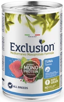 Полнорационный влажный корм Exclusion Adult Tuna All Breeds