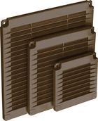 Решетка вентиляционная пластиковая AirRoxy 150x150 brown коричневый 02-318