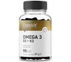 Омега 3 Д3+К2 OstroVit Omega 3 D3 + K2 90 капс