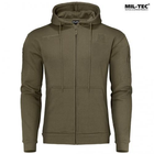 Реглан з капюшоном на блискавці Mil-tec Tactical hoodie Olive 11472012-3XL - зображення 6