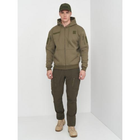 Реглан з капюшоном на блискавці Mil-tec Tactical hoodie Olive 11472012-3XL - зображення 7