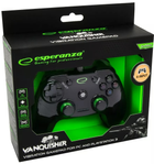 Дротовий геймпад Esperanza Vanquisher PS3/PC Black/Green (EGG110K) - зображення 4