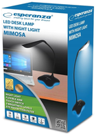 Lampa biurkowa Esperanza LED Mimosa Czarna (ELD105K) - obraz 4