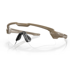 Баллистические, тактические очки Oakley SI Ballistic M Frame Alpha с линзами: Прозрачная/Smoke Gray. Цвет оправы: Terrain Tan. - изображение 3