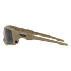 Баллистические, тактические очки Oakley Shocktube Цвет линзы: Smoke Gray Цвет оправы: Terrain Tan. - изображение 5