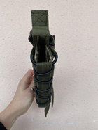 Одинарний Жорсткий Штурмовий Підсумок Для Магазинів M4-AK Кріплення MOLLE(З Пластиковими Вставками) (Піксельі) - зображення 6