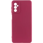 Противоударный чехол Silicone Cover Lakshmi Full Camera (A) для Samsung Galaxy M34 5G Бордовый