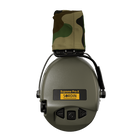 Активные наушники Sordin Supreme Pro X LED, с фонарём, цвет – Олива, для стрельбы с шумоподавлением - изображение 4