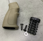 Рукоятка пістолетна для AR15 прогумована DLG TACTICAL (DLG-106), Койот, з відсіком для батарейок - зображення 2