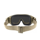 Тактичні захисні окуляри, Model Dual, Wiley X, лінзи х3, Coyote - зображення 3
