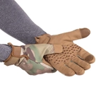 Рукавички тактичні із закритими пальцями Zelart Military Rangers 9878 розмір S Camouflage Multicam - зображення 3